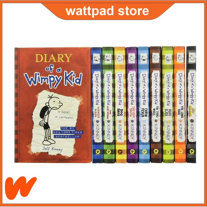 

Most Whised For _versi Eng/Indo_*Diary Of a Wimpy Kid, 17 Books series (Engllish)