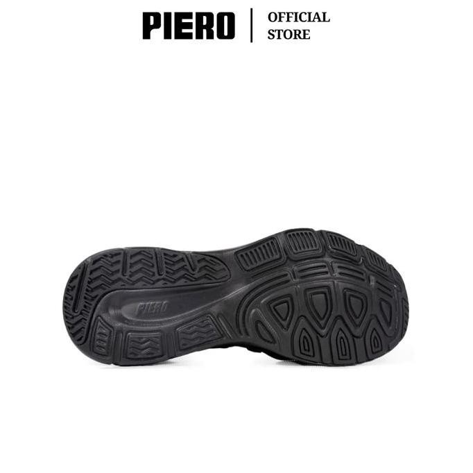 PIERO SEPATU SNEAKERS PRIA JOGGER V54 MOCTRAIL BLACK DARK GREY BLACK PIE1000240