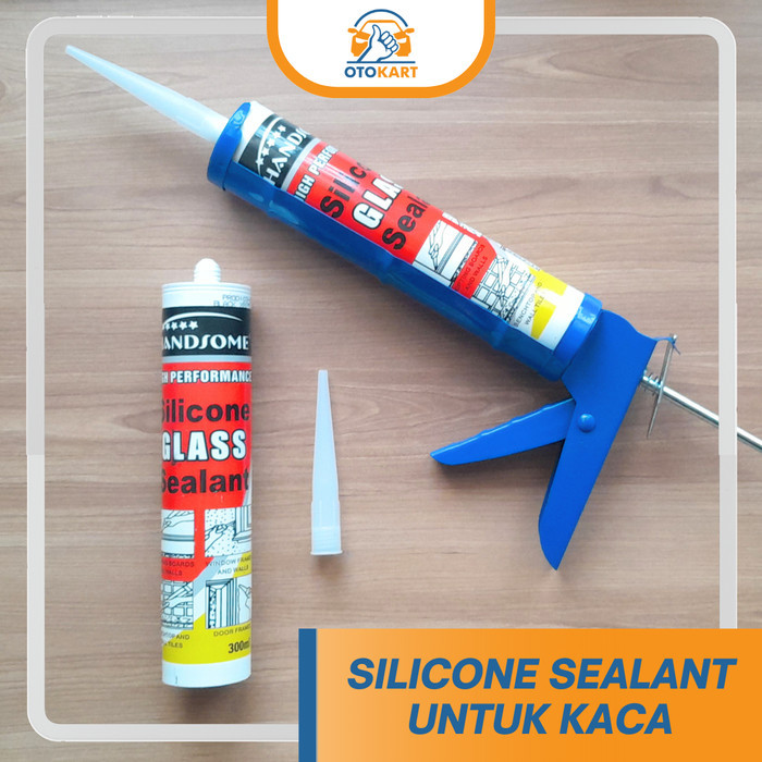 MURAH Sealant Kaca Silikon / Sealant Anti Bocor / Lem Kaca Anti Bocor 300ml