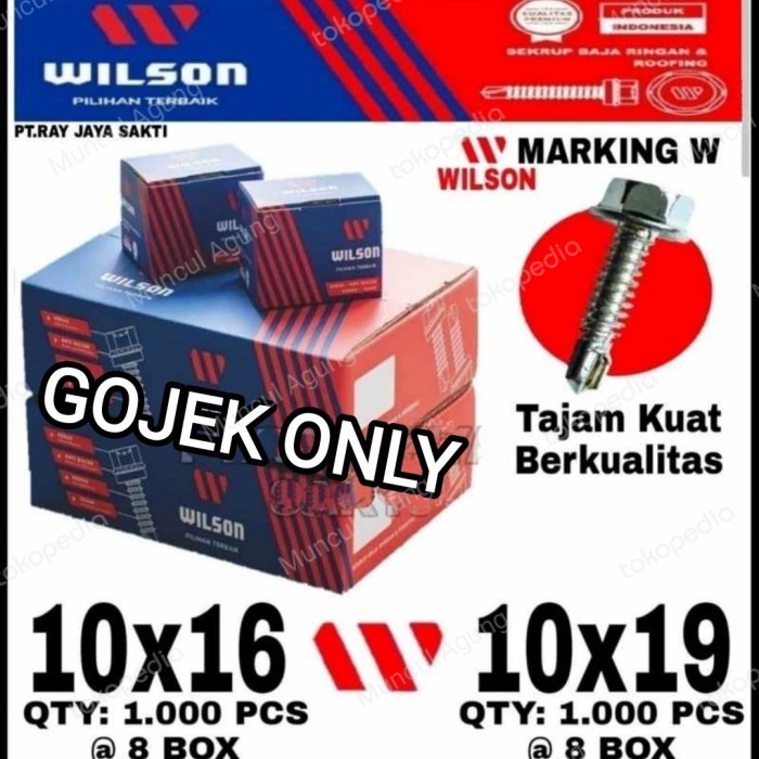 Baut Roofing Baut Baja Ringan Skrup Baja Ringan Roofing GOJEK ONLY