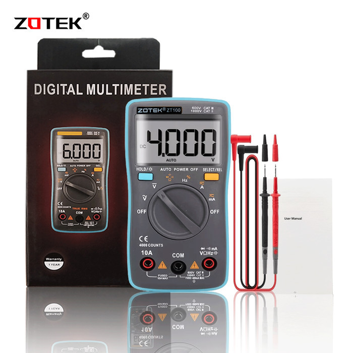 AVOMETER DIGITAL ZOTEK ZT100 / MULTITESTER DIGITAL ZOTEK ZT 100