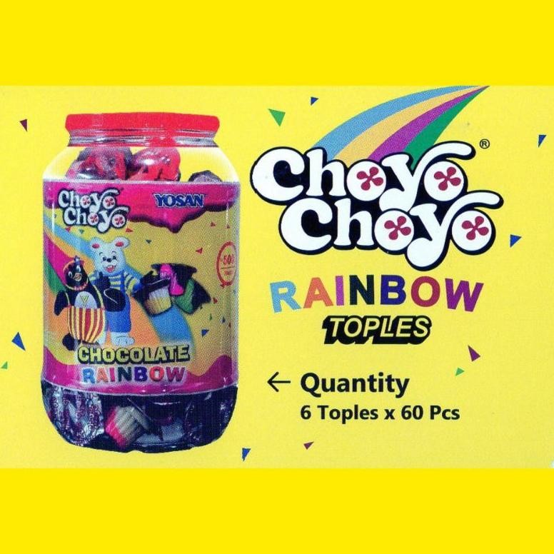 

fg-80 Choyo Choyo Rainbow Cup Toples / Coklat Lebaran / Coklat Hari Raya / Hampers Lebaran / Jajan Lebaran Terlaris