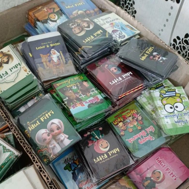 

nl-8 PAKET 1KG ( 100PACK ) AMPLOP LEBARAN MINI Viral
