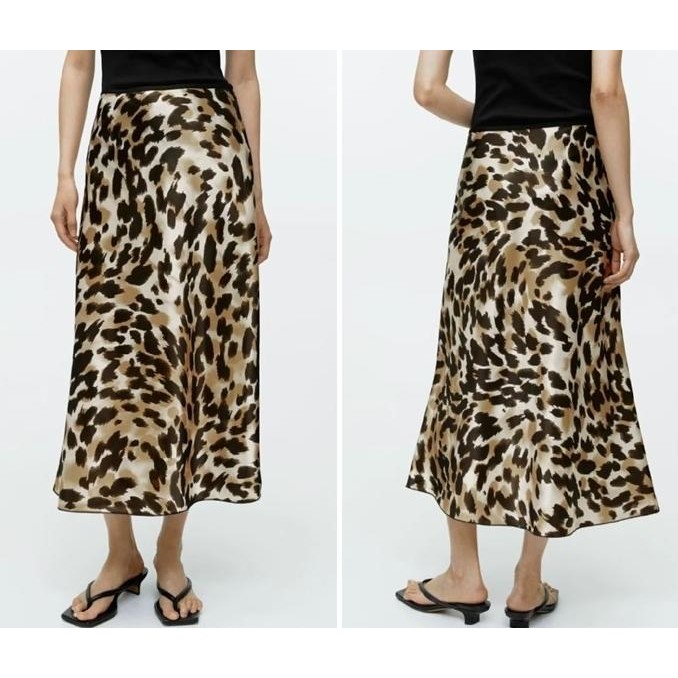 Ab268428 Rok Panjang Rok Midi Skirt Leopard Macan Wanita Korea Import Ladyykooh99