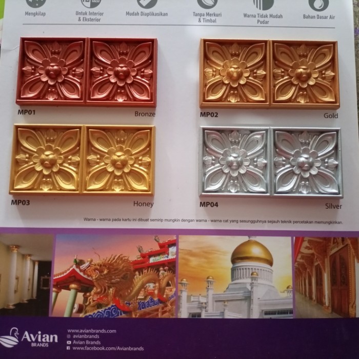 

TERBARU cat akrilik metalik gloss mewah BISA GRAB!