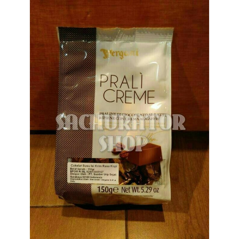 

Ready Vergani Chocolate Prali Cream Crema Al Coffee 150 gr