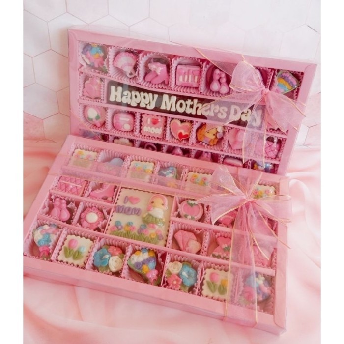 

Ready chocolate gift - coklat ucapan hari ibu