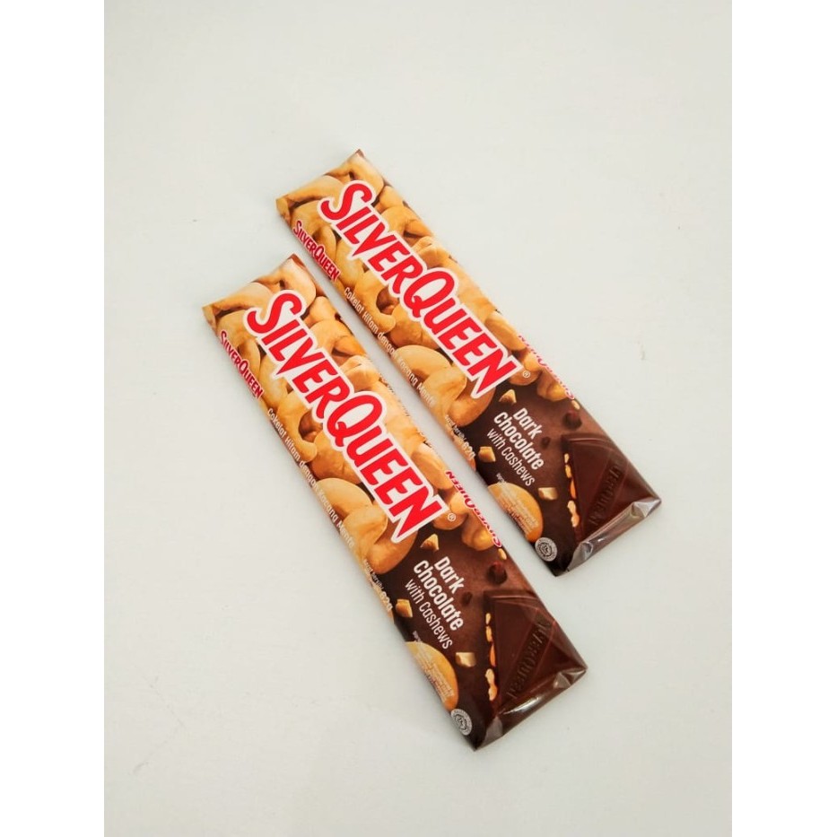 

Ready 1 kotak 10 batang Silverqueen Almond,Dark,Mede,Verry Berry,Crispy rice