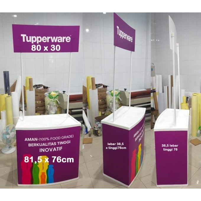 Premium Event Desk / Booth Portable Pvc Plus Printing