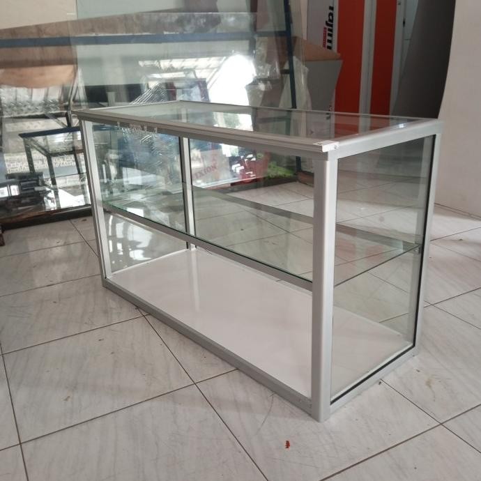 etalase warung nasi 1m