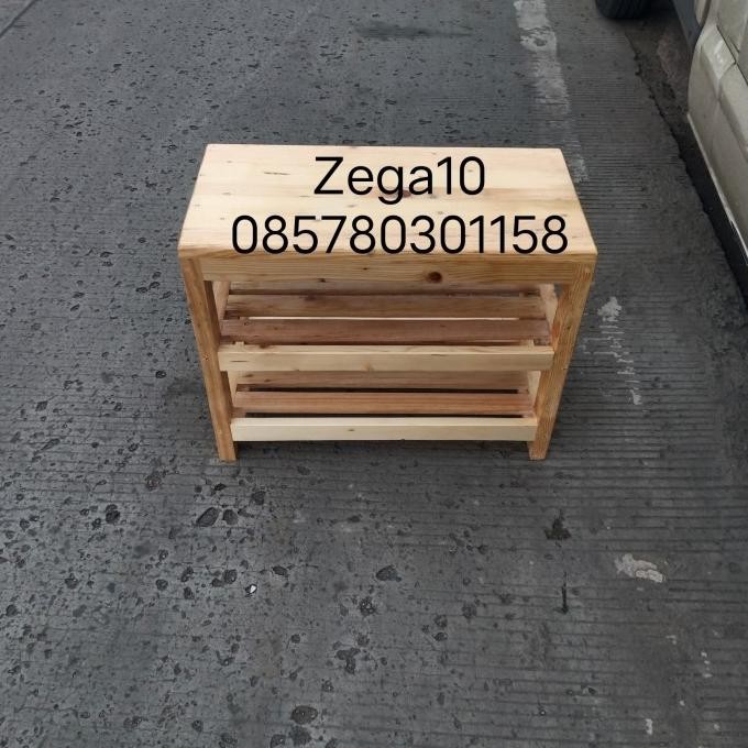 Rak Sepatu Kayu Jati Belanda Situasilalu