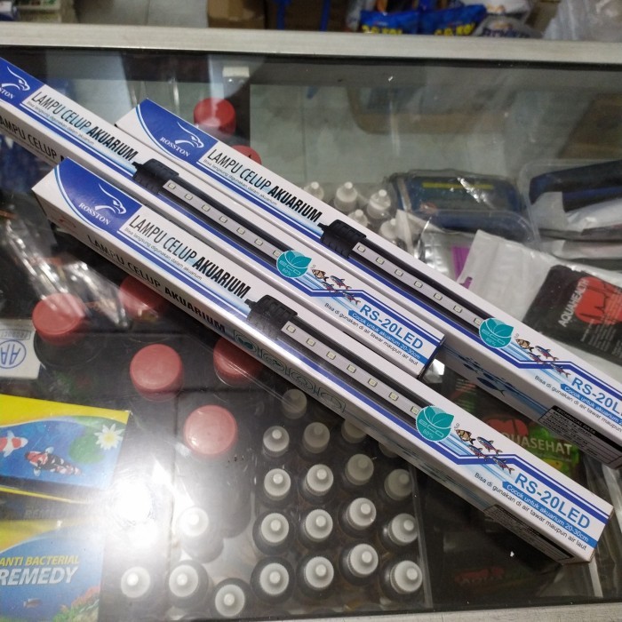 LIMITED EDITION LAMPU CELUP ROSTON LED 20CM 30CM 40CM 50CM 60CM Lampu Aquarium LED Lampu Ikan Hias