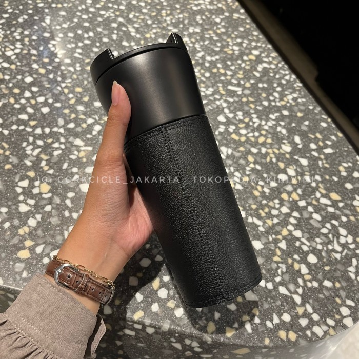 Tumbler Starbucks Reserve Black Leather Original