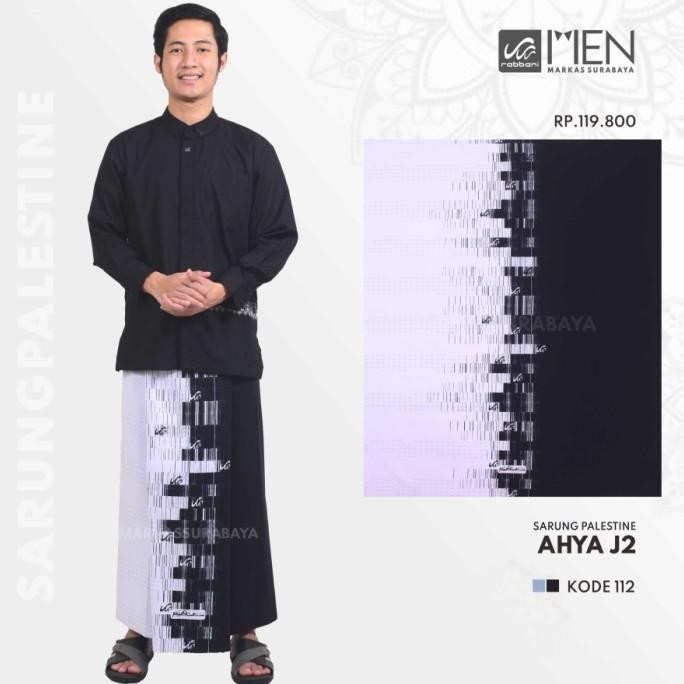 Terjangkau Sarung Rabbani Palestina Ahya J2 Pth Htm Dan Pth Navy Motif Palestine