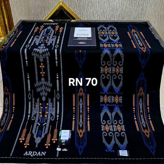 Diskon Sarung Ardan Family Terbaru Rayon Print Bukan Songket Warna & Husus Hitam Keren