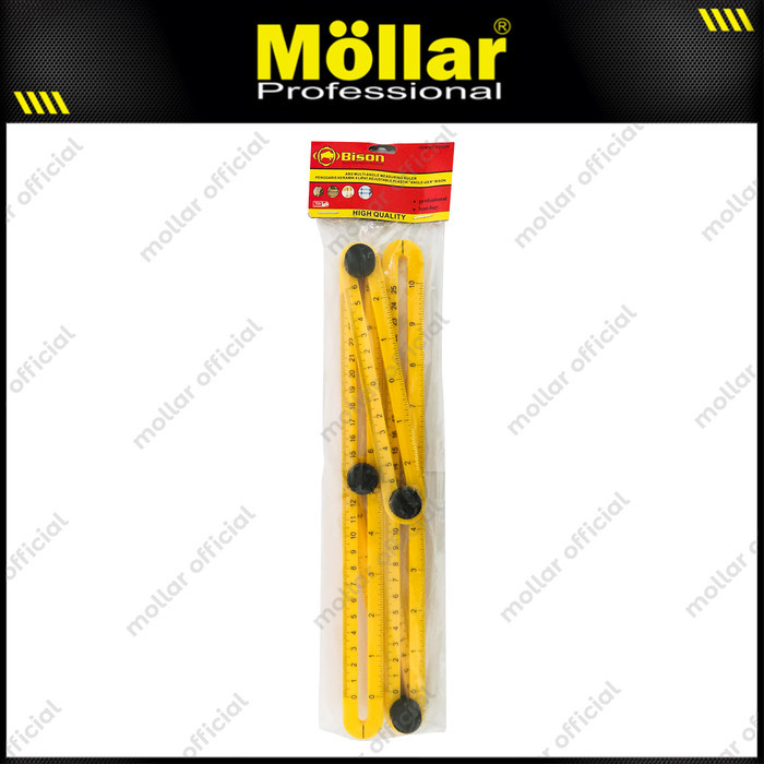 

CUCI GUDANG BISON F29020 PENGGARIS KERAMIK LIPAT 4 SISI PLASTIK FOLDING SIDE RULER KODE 1161