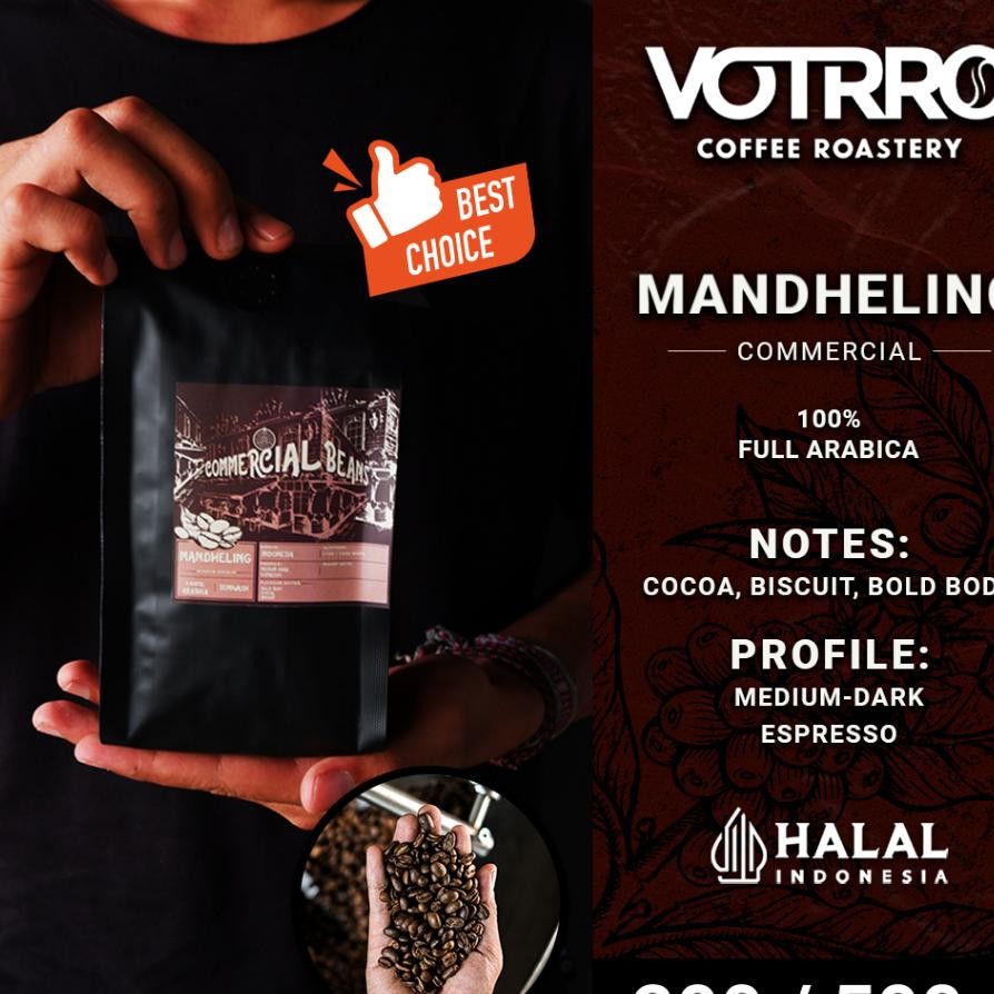 

Opi Full Arabica Mandheling Roated Commercial Epreo 200G