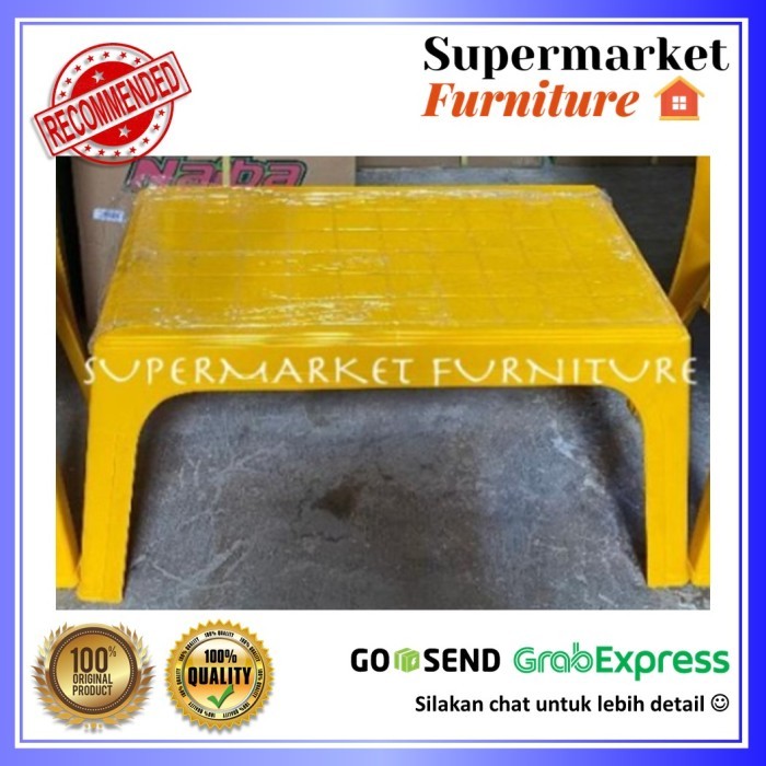 MEJA PLASTIK NAPOLLY BIG 7550A PREMIUM / MEJA PERSEGI PANJANG