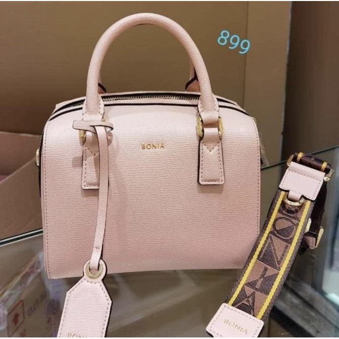 Promo Tas wanita bonia original authentic speedy pink dan cokelat size S COD
