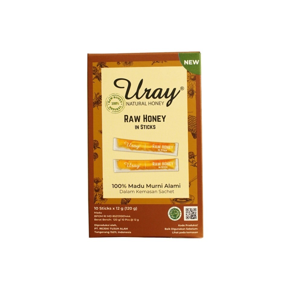 

Uray Raw Honey Sticks 120Gr