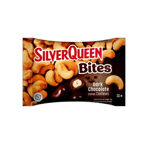 

Silverqueen Bites Dark Cashew 30Gr