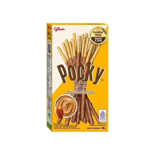 

Glico Pocky Almond Biscuit Stck 36Gr/Pcs