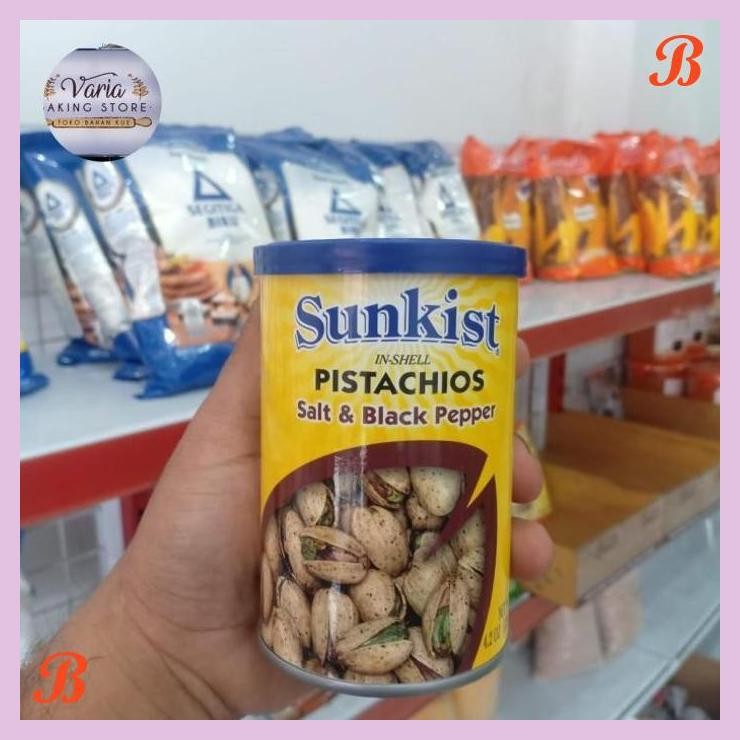 

| VRB | SUNKIST SALT & PEPPER PISTACHIOS 120 GRAM SNACK KACANG PISTACHIOS