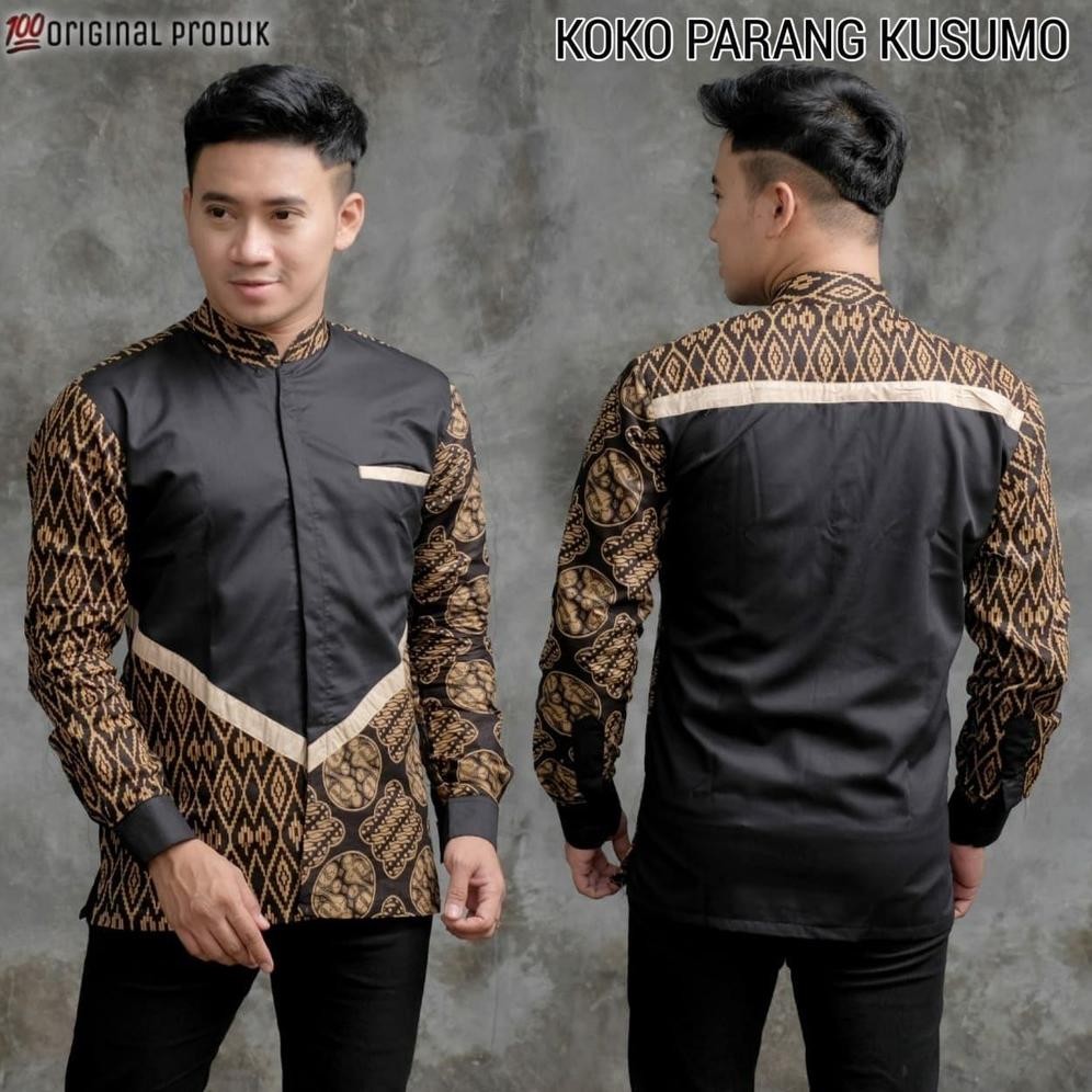 BISA COD | Baju Koko Al Qorni  Hadroh Azzahir Kemeja Muslim Pria Model Terbaru Busana Muslim Anak La
