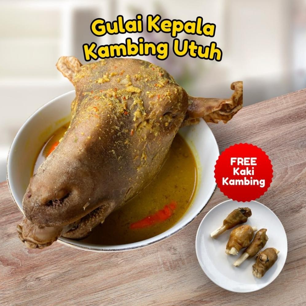 Gulai Kepala Kambing Muda Utuh Balibul Sate Kambing Muda Haji Parto