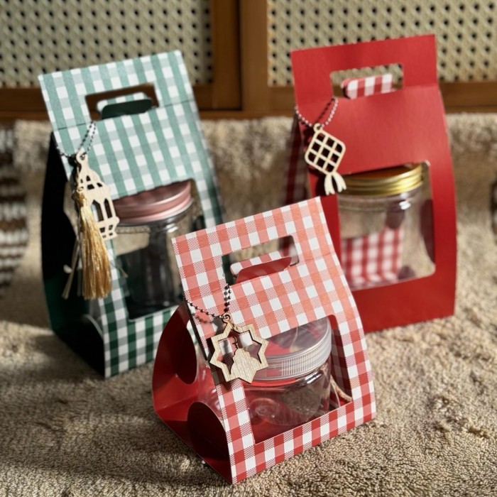 MURAH BOX JAR / BOX JINJING TOPLES / BOX KUE KERING IDUL FITRI / NATAL