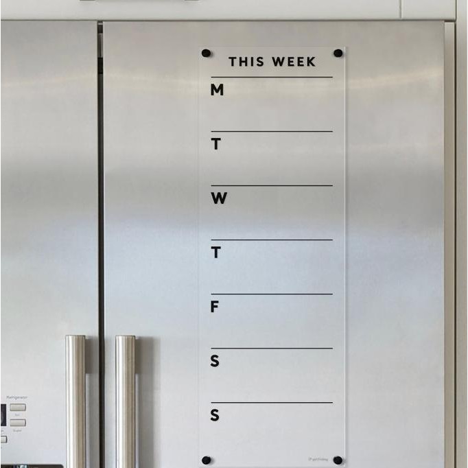 

Grosir Kalender Magnet Planner Acrylic Calendar Daily Meal Planner