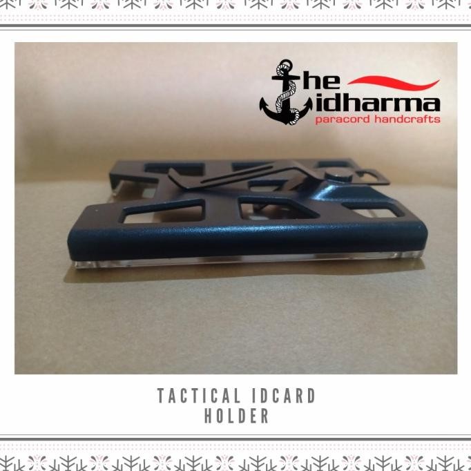 

Grosir Lanyard Id Card Holder Clip Metal 4 Kartu Tactical