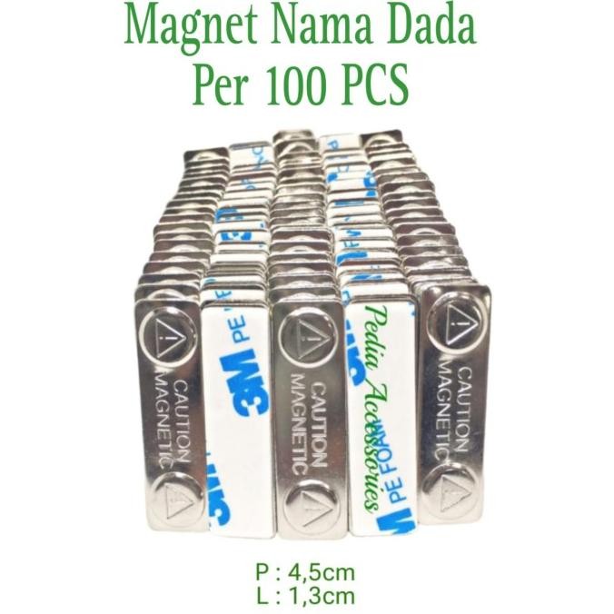 

Murah Original Premium Magnet Nama Dada Magnet Name Tag - Per 100Pcs