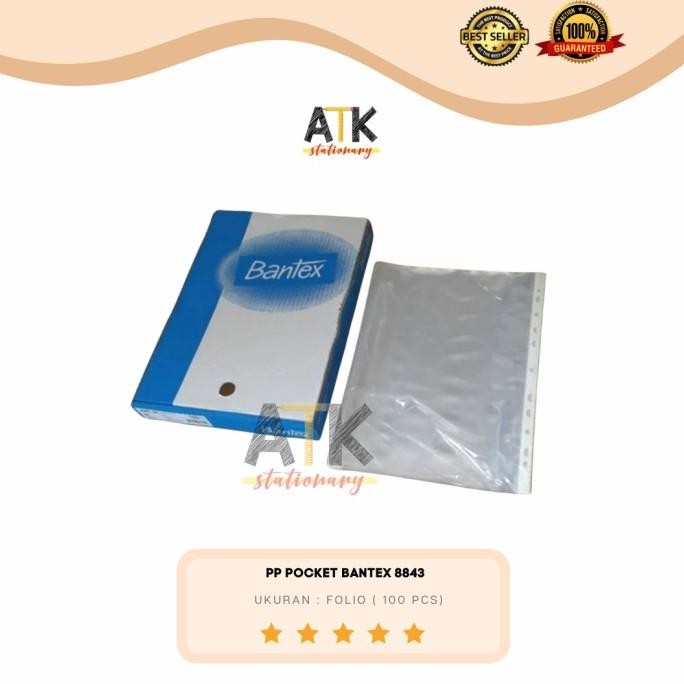 

Grosir Plastik Pp Pocket File Folio Bantex 8843 F4 Isi 100 Lembar Atk