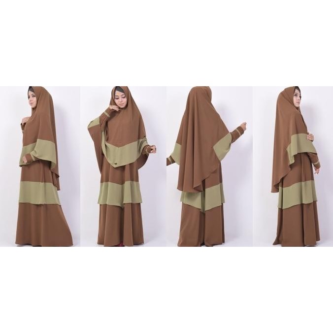 Queenza Zayidan Gamis Busui Syari Wanita Muslimah - Fatimah Abu+Khimar Sofiadwiputri