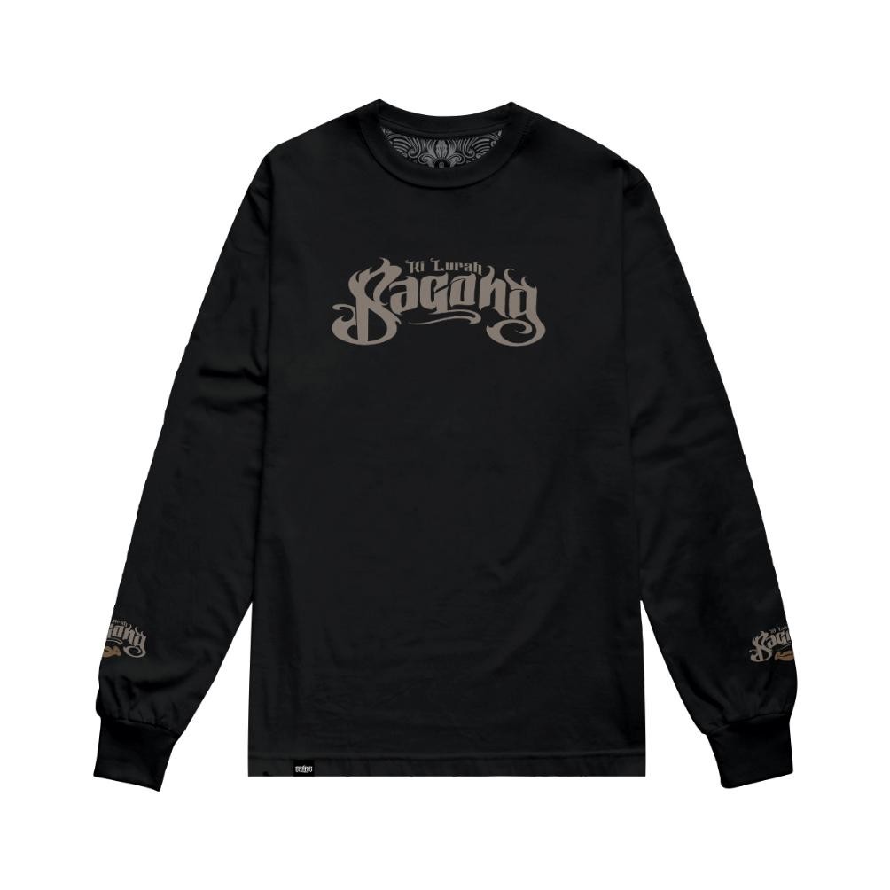 Orarie - Kaos Atasan Lengan Panjang Ki Lurah Bagong Hitam