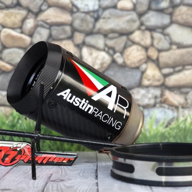 Diskon Knalpot Austin Racing Import Carbon 61Mm For Zx25R Zx6R Zx636 R6