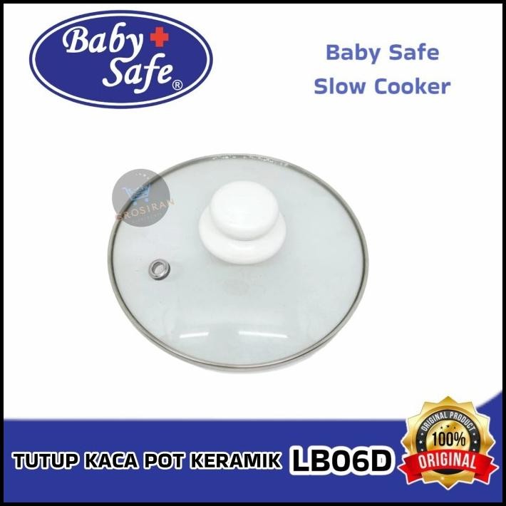 Tutup Kaca Pot Keramik Baby Safe Slow Cooker Lb06D 1.5L Mpasi