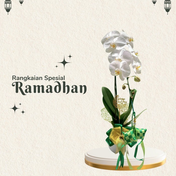 

Hampers Lebaran Idul Fitri Anggrek Bulan Isi 1 + Pot + Pita dan Kartu