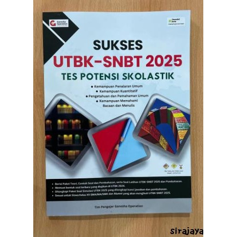 || PROMO  ~`~ SNBT 2025 Ganesha Operation | TPS 2025 + LITERASI 2025 | Buku SAKTI Bimbel GO ||~~~