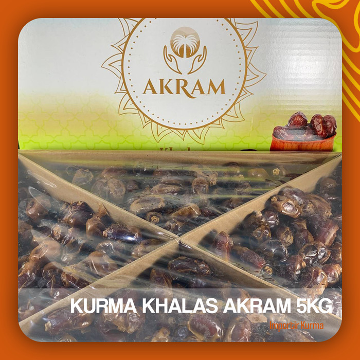 

KURMA KHALAS ORIGINAL AKRAM 5kg PREMIUM QUALITY