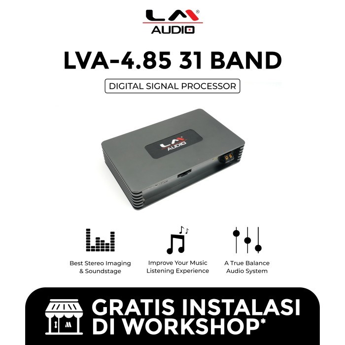 TERBARU DSP LM AUDIO LVA 4.85 31 BAND OPTICAL