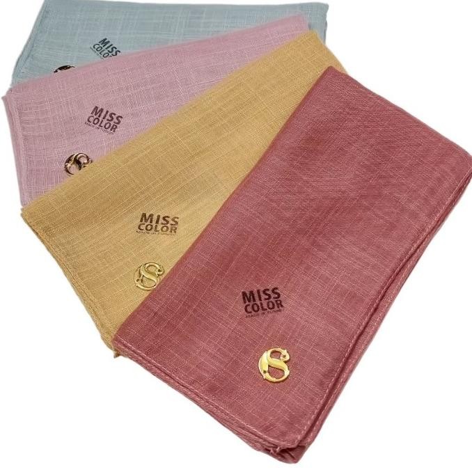 Miliki Basic Scarf Miss Color Voile Flam Hijab Polos - Hijab Size 100*100 Cm