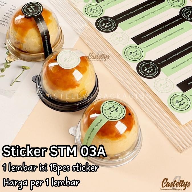 

@#@#@#] Sticker Stiker STM 03 A Handmade untuk Label Mooncake Kotak Kue Hadiah