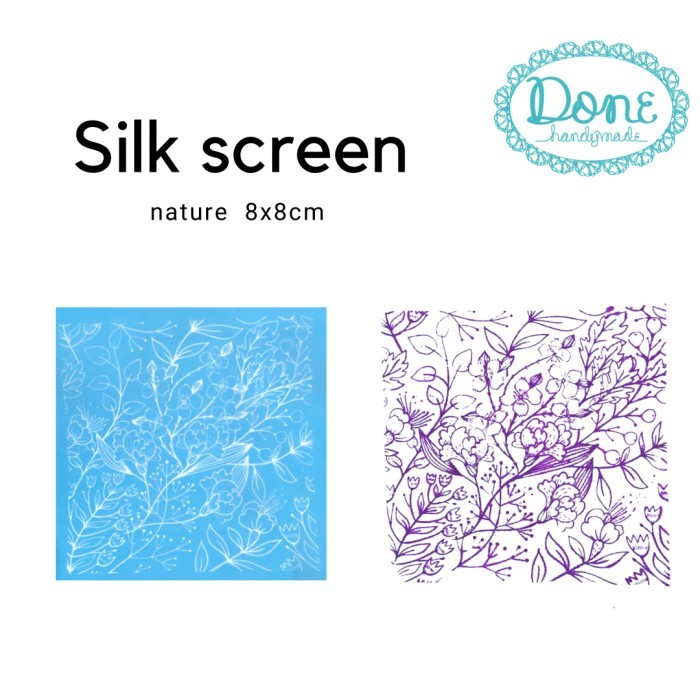 

TERBARU Nature silk screen leaf flower stencil patreen decoupage scrapbooking