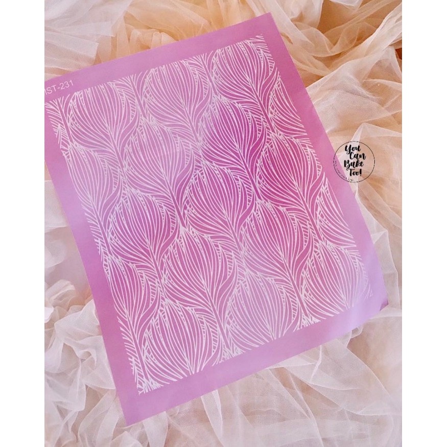 

TERBARU Fan Leaves Stencil PROMO!