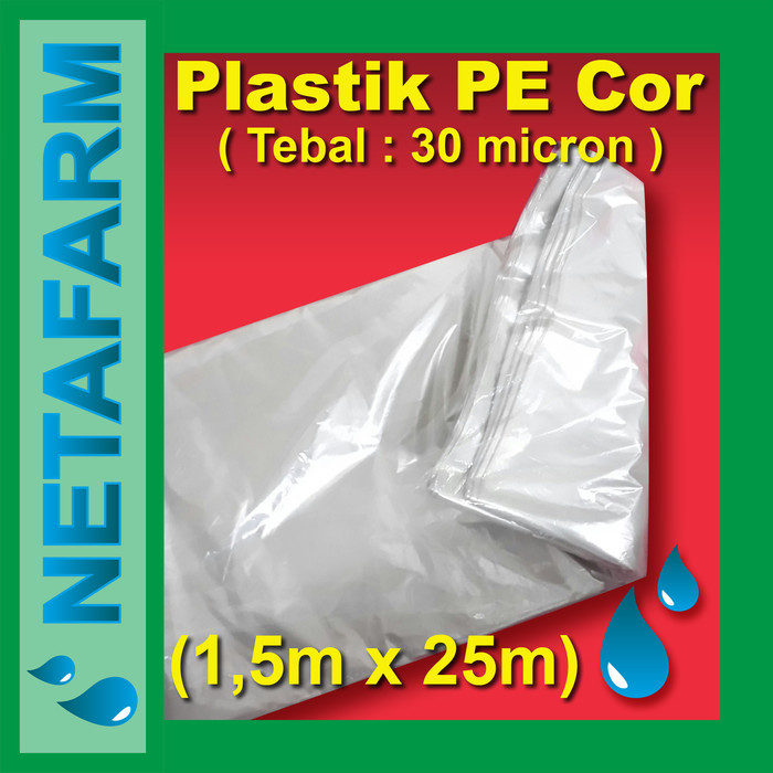 

Plastik Lembaran Pe Cor Double Layer/ Rol - Lebar 1,5M Tebal 30Micron