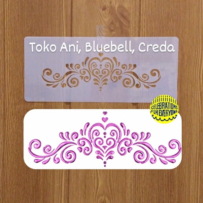 

TERBARU Designer Stencil : Amore Cake Side , 17.5 x 6.2 cm HOT SALE!
