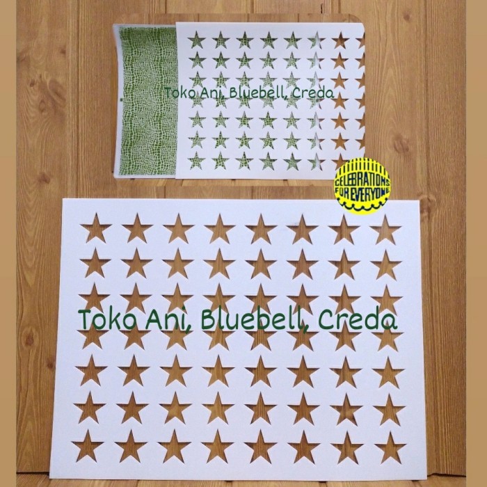 

TERBARU Stencil Mat For Chocolate : Star #038 , 3.5cm x 3.5cm , 56 cavity