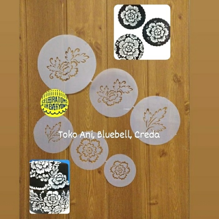 

TERBARU Designer Stencil : Embroidery Flower Brush Stroke , , ( 5 -11 cm ) PROMO!